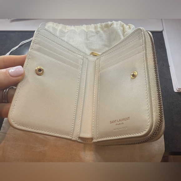 Yves Saint Laurent Red Cherry Cream Wallet - Picture 2 of 4